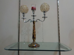 Decoración de mesa de boda, candelabro de Metal sólido, precio de fábrica - Product Image 5