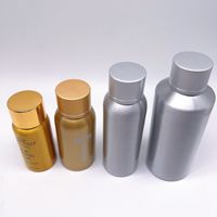 30ml 50ml 65ml Emballages métalliques de petites bouteilles en aluminium vides en aluminium pour jus liquide enzymatique et médical par voie orale boisson santé