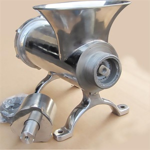 <span class=keywords><strong>Picadora</strong></span> <span class=keywords><strong>de</strong></span> <span class=keywords><strong>carne</strong></span> 32 # <span class=keywords><strong>de</strong></span> acero inoxidable <span class=keywords><strong>manual</strong></span> Pully salchicha relleno <span class=keywords><strong>picadora</strong></span> <span class=keywords><strong>de</strong></span> <span class=keywords><strong>carne</strong></span> - Product Image 4