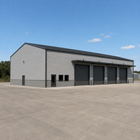 Entrepôt préfabriqué en structure métallique, atelier métallique préfabriqué isolé haute performance, garage de stockage, bâtiment industriel