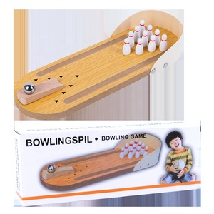 Bán Buôn Trẻ Em Của Giáo Dục <span class=keywords><strong>Mini</strong></span> Bowling Trò Chơi Tương Tác Máy Tính Để Bàn Đồ Chơi Cho Cha Mẹ Và Trẻ Sơ Sinh Làm Từ Gỗ - Product Image 4