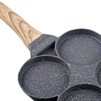 Mini poêle en métal pour cuisinière à gaz, capacité de 1 à 2 L, poêle à œufs brouillés avec poignée en acier inoxydable, ustensile de cuisine durable