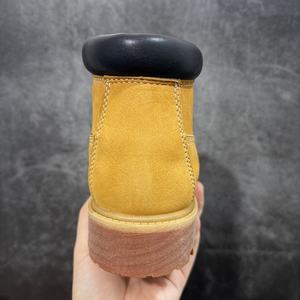 Botas de Hombre de Diseño de Alta Calidad, Estilo Western, de Cuero Genuino, Impermeables, con Cordones en el Tobillo, Ligeras, Duraderas, Color Amarillo Desierto - Product Image 4