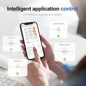 Cargador Inteligente de Baterías C4 Air de 6 Bahías para Baterías 18650, Cargador de Baterías AA AAA con Salida Tipo-C QC3.0 4A 40W para Baterías Recargables AA Lilon 18650 - Product Image 6