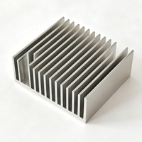 Disipador de Calor de Aluminio Procesado por CNC Personalizado, 50 (Ancho) * 20 (Alto) * 45 (Largo) mm, Disipador de Calor para Chip IC PCB