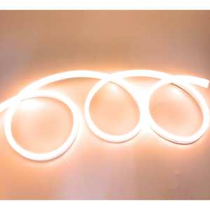 Bande LED néon flexible dorée 5m 120 LED/m 12V étanche IP65 ronde en silicone - Product Image 3