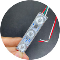 WS2811 RGBIC Extérieur IP67 Digital Pixel Magic RGB 1.2W Haute Luminosité Signalisation Rétroéclairage Source DC12V Led Modules pour Enseignes