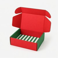 Boîtes d'expédition en carton ondulé personnalisées, cartons d'expédition E Flute, 6 designs imprimés, vente en gros, fabricant OEM