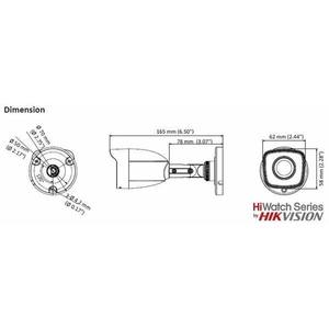 Cámara Bullet Hikvision 1080p 2Mpx Turbo HD IP66 Resistente a la Intemperie para Vigilancia Exterior - Product Image 4