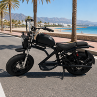 Moto électrique rétro à pneus larges avec plateforme de plancher pour un trajet urbain confortable – Approvisionnement en gros