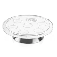 Assiette de Seder Karah à 3 niveaux Boîte juive Judaica Matzoh Lucite Pessah Set