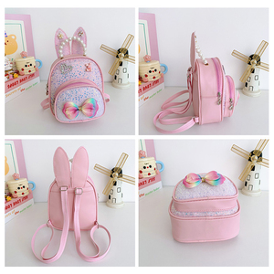 Factory Supply 2026 Summer Fashion Casual Kids Backpack Cute Bow <b>Small</b> School <b>Bags</b> Children Girls Kindergarten Daily Backpack - Product Image 5