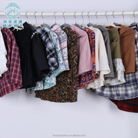 Jupes mini en coton d'occasion pour femmes, vente en gros, lots de jupes décontractées d'été usagées pour femmes, balles de vêtements usagés mixtes en provenance de Chine