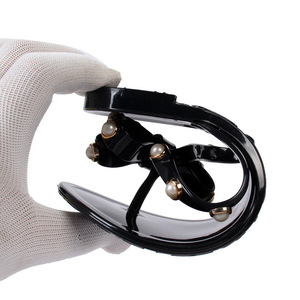 Tongs de bain légères en PVC transparent pour l'extérieur, avec dessus respirant, idéales pour l'été - Product Image 5