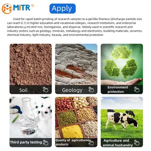 MITR Machine Pricelist Triple Miller Ultra Fine Price Glass Milling Planetary Steel Ball Grinding Mill For Aluminium Powder