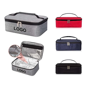 กระเป๋าเก็บความร้อนแบบพกพาสำหรับแคมป์ปิ้ง เดินทาง ท่องเที่ยวกลางแจ้ง  กระเป๋าเป้สะพายหลังสำหรับใส่อาหารกลางวัน  แบบสั่งทำพิเศษ พร้อมสกรีนลาย - Product Image 1