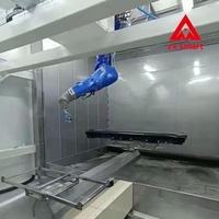 Robot de peinture industriel articulé à 6 axes de la série GR, antidéflagrant, certification ATEX, moteur à engrenages, porte et fenêtre en aluminium