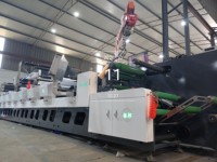NOUVELLE Machine d'impression flexographique semi-automatique de type pétale 8 couleurs entièrement servo haute vitesse 180 m/min pour l'impression d'étiquettes sur sacs empilés