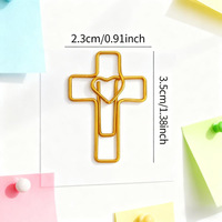 Pince à papier en métal en forme de cœur, colorée et créative, marque-page, pince de reliure pour feuilles mobiles, pour agenda de bureau