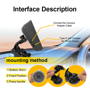 Monitor de Bebé para Auto con Cámara en Forma de Astronauta - Cámara de Vigilancia de Seguridad de 5 Pulgadas con Visión Nocturna para 2 Niños YB-502CA-AST 5 Pulgadas - Product Image 5