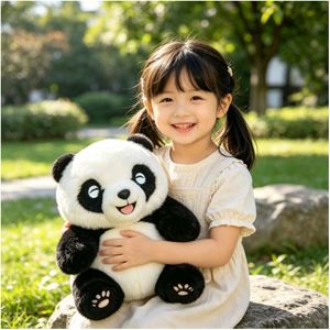 Jouet hypoallergénique écologique en peluche avec intelligence artificielle et yeux émotionnels, aide aux devoirs - Product Image 4