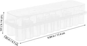 Boîte de rangement pour flacons de vaccin en plastique de 3 ml, 5 ml, 7 ml, 10 ml, 10 cc, 20 ml, boîte de rangement pour flacons, porte-flacons pour peptides - Product Image 2