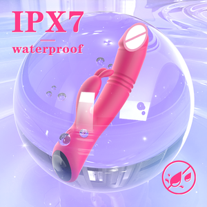 Vibratore da donna <span class=keywords><strong>Sexy</strong></span> con puntini a forma di coniglio con Dildo massaggiatore clitorideo con il corpo del seno con funzione masturbatore giocattolo del sesso per le donne - Product Image 4