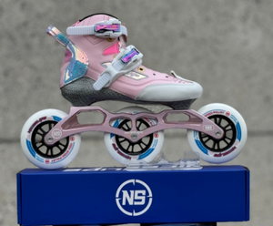 Patines en Línea con Parte Superior <span class=keywords><strong>de</strong></span> Microfibra, Carcasa <span class=keywords><strong>de</strong></span> Fibra <span class=keywords><strong>de</strong></span> <span class=keywords><strong>Carbono</strong></span>, Marco <span class=keywords><strong>de</strong></span> Aleación 7075, <span class=keywords><strong>Ruedas</strong></span> <span class=keywords><strong>de</strong></span> Alta Elasticidad 85A, Patines Profesionales para Deporte - Product Image 2