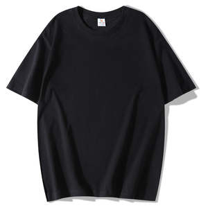 T-shirts pour hommes en coton pur tricoté de haute qualité, vierges, personnalisables avec logo - Product Image 3