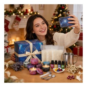 Coffret Cadeau de Bougies d'Aromathérapie Premium avec Pot en Cire de Soja Naturelle pour Promotion en Boutique, Collection de Faveurs de Mariage - Product Image 3