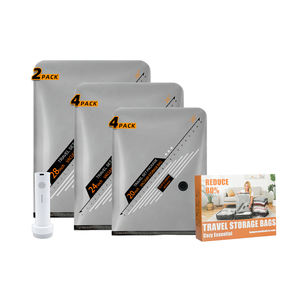 Sacs de compression de voyage pliables SANYUAN avec matériau PA+PE - Maximisez l'espace de la valise, emballage 5 fois plus de vêtements, capacité de 200 ml - Product Image 1