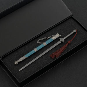 Marchandises visuelles édition film <span class=keywords><strong>d</strong></span>'opéra Youth Song : Épée Qingxiao de Zhao Yuzhen 22CM, Porte-clés épée, Cadeau pour garçon, Objet de <span class=keywords><strong>d</strong></span>écoration, Accessoire de cosplay - Product Image 6