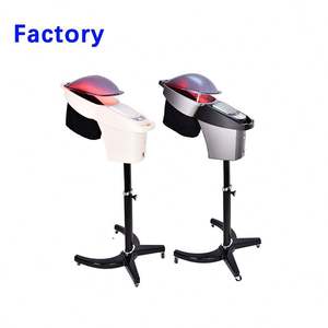 Hair Steamer Salon Micro <span class=keywords><strong>Mister</strong></span> Hair Tratamiento del cuero cabelludo Tinte Perm <span class=keywords><strong>Barber</strong></span> <span class=keywords><strong>Shop</strong></span> Red Blue Light para cabello negro Natural con ruedas - Product Image 4