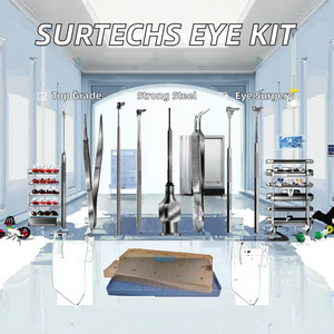 ชุดเครื่องมือผ่าตัดถอดวัตถุแปลกปลอมในตา Surtechs พร้อมคู่มือการใช้งาน ผลิตจากเหล็กกล้าไร้สนิมเยอรมัน ได้รับการรับรองมาตรฐาน CE สำหรับการผ่าตัดตา - Product Image 2