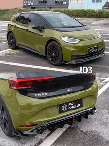 ชุดแต่ง Volkswagen ID3 รุ่น AE-style ดิฟฟิวเซอร์ลิปหน้าสีดำ ทำจากพลาสติก - Product Image 6