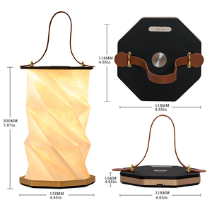 Có thể gập lại xách tay đèn với cảm ứng Dimmer, du lịch đèn ánh sáng ấm áp đèn có thể sạc lại - Product Image 3