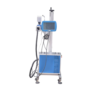 เครื่องแกะสลักไฟเบอร์เลเซอร์แบบเคลื่อนที่ 50W <span class=keywords><strong>ราคา</strong></span>โรงงาน ระบบระบายความร้อนด้วยน้ำ ความเร็วสูง สำหรับโลหะและพลาสติก - Product Image 1