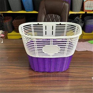 Panier de vélo en plastique, fixation sur guidon, ouverture supérieure durable, 35,5x25,5 mm, base 27x20 mm, pour vélo, scooter, rangement de légumes - Product Image 3