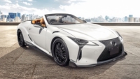 Jupes latérales aérodynamiques en fibre de carbone sèche style T, séparateurs de panneaux latéraux, kit carrosserie performance pour Lexus LC500 LC500h Coupé