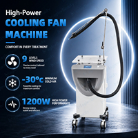 Enfriador de Aire Móvil Comercial Vertical HS-CL60A 1200W, 9 Velocidades Ajustables, Funcionamiento Silencioso con Ruedas para Salón de Belleza
