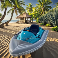 Jet ski électrique Shark 18KW en fibre de verre avec une vitesse maximale de 50 km/h, 1 place