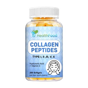 Cápsulas Blandas de Péptidos de Colágeno de Buena Calidad, Promueven la Flexibilidad de las Articulaciones y una Digestión Saludable con Suplemento Dietético de Sodio - Product Image 1