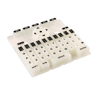Clavier en caoutchouc et Silicone pour contrôle industriel, 50 pièces