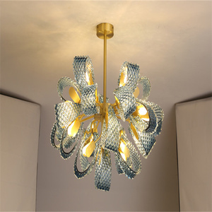 JYLIGHTING Lustres et lampes suspendues en verre d'intérieur haut de gamme art brillant design moderne de luxe design mode rétro - Product Image 2