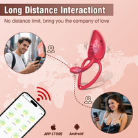 Masseur vibrant portable pour le bien-être intime des femmes avec contrôle par application, batterie rechargeable et étanche OEM