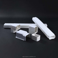 Gaine de câble en PVC blanc, mini gaine de câblage, accessoires de câblage