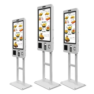 32 inch Self service food advertising display kiosk self ordering kiosk Payment kiosk