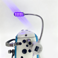 Mini lampe de travail LED magnétique pour machine à coudre, couleur violette, idéale pour l'industrie et les usines de chaussures