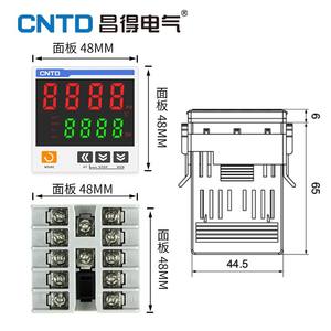 CNTD Changde CTN4S-461 Afficheur numérique intelligent à double sortie PID Panneau de commande de température (TDS) à 48*48 - Product Image 4