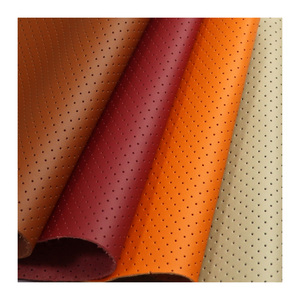 Tissu en <span class=keywords><strong>cuir</strong></span> microfibre perforé, <span class=keywords><strong>cuir</strong></span> synthétique respirant <span class=keywords><strong>pour</strong></span> sièges de voiture, matériaux d'intérieur automobile - Product Image 3